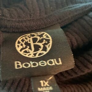 Bobeau Black Knit Sweater 1X